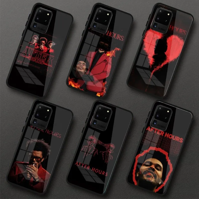 Weekend After Hours Cell Phone Case for Samung S23 S22 S21 Pro Ultra A13 A33 A53 NOTE 20 PC Glass Phone Cover Funda