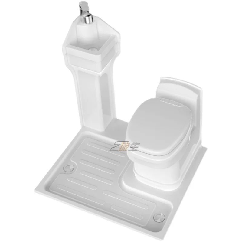 خزانة حمام، حوض استحمام، قاعدة 800X900، هيكل غرفة الاستحمام RV للحمام #5