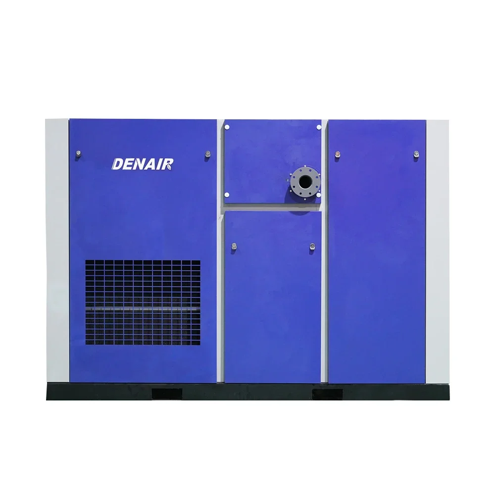 Compresor de Aire de Tornillo Rotativo Inyectado de Aceite Denair 4 en 1, Precio para Sandblasting