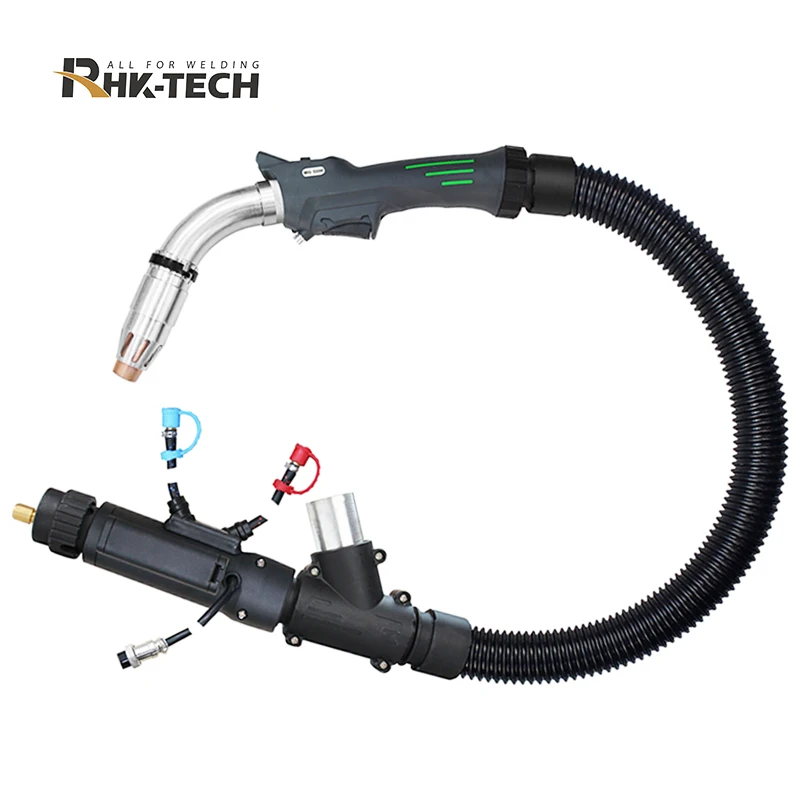 RHK TECH FE500W wassergekühlter 500 Ampere CO2 MIG Rauchreiniger Schweißrauchabsaugbrenner