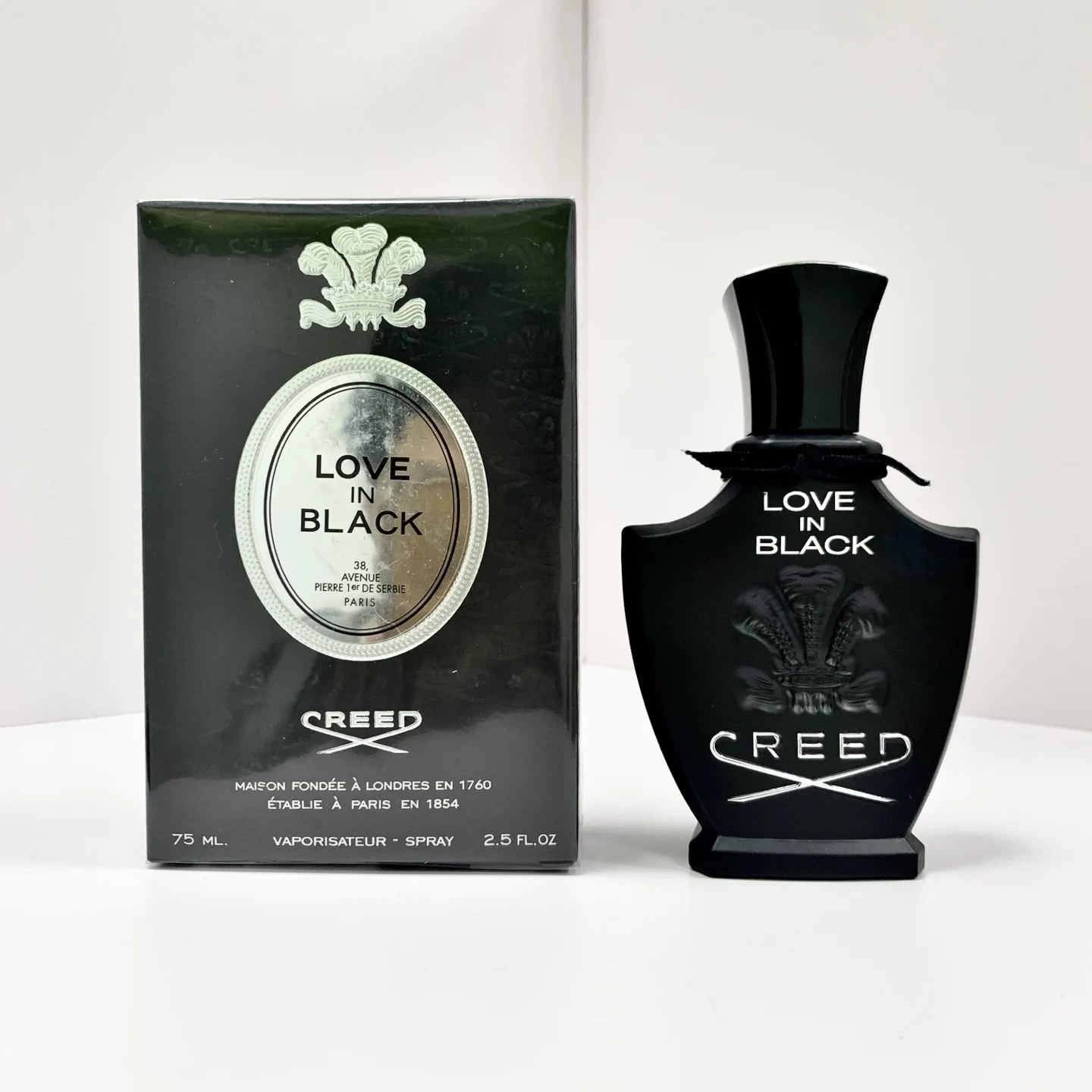 75ml Women's Perfume, Love In Black & Love In White, Oriental Floral Scent Men's Eau de Parfum