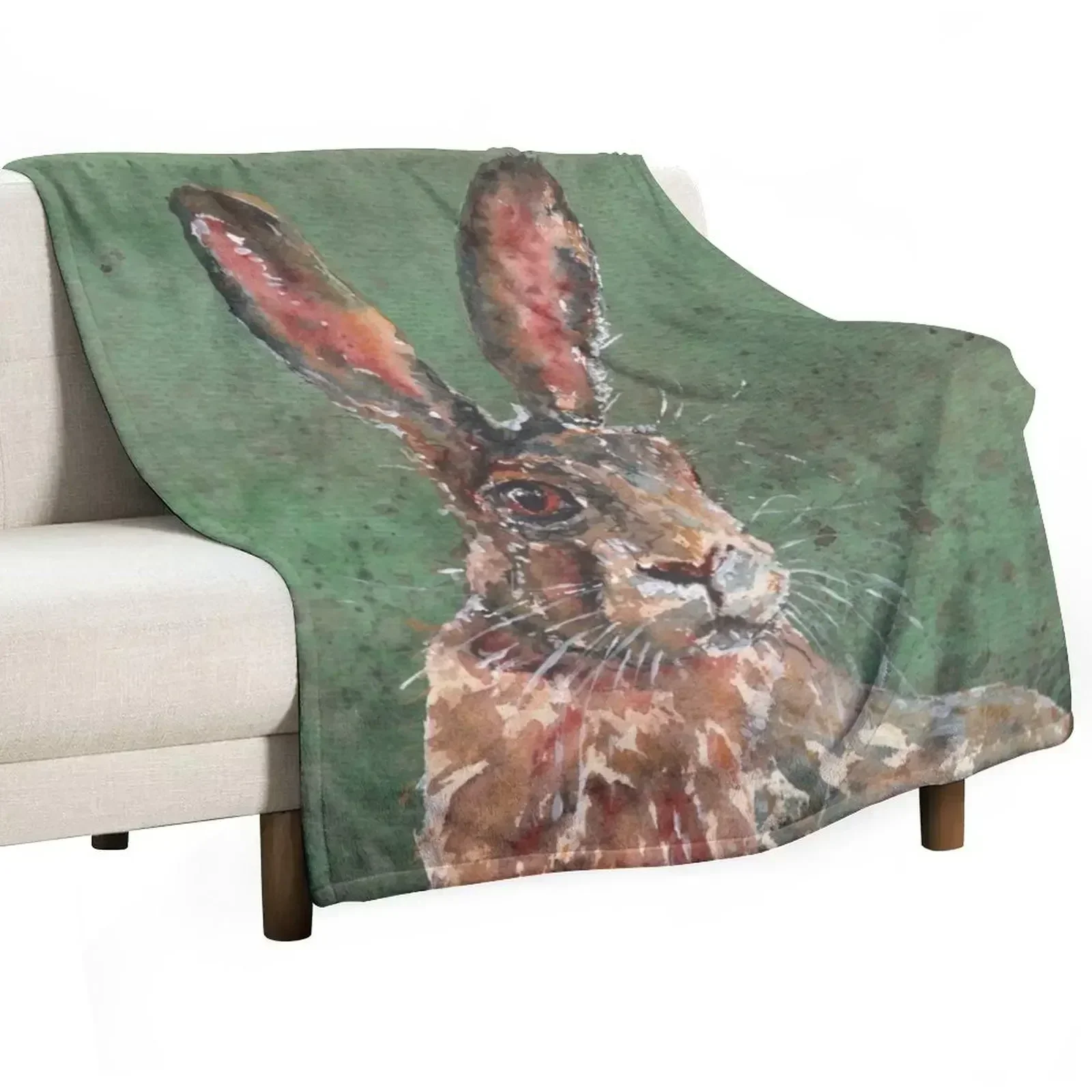 Hare Throw Blanket Luxury Throw christmas decoration Blankets For Sofas sofa bed Bed Sofa Throw Blankets