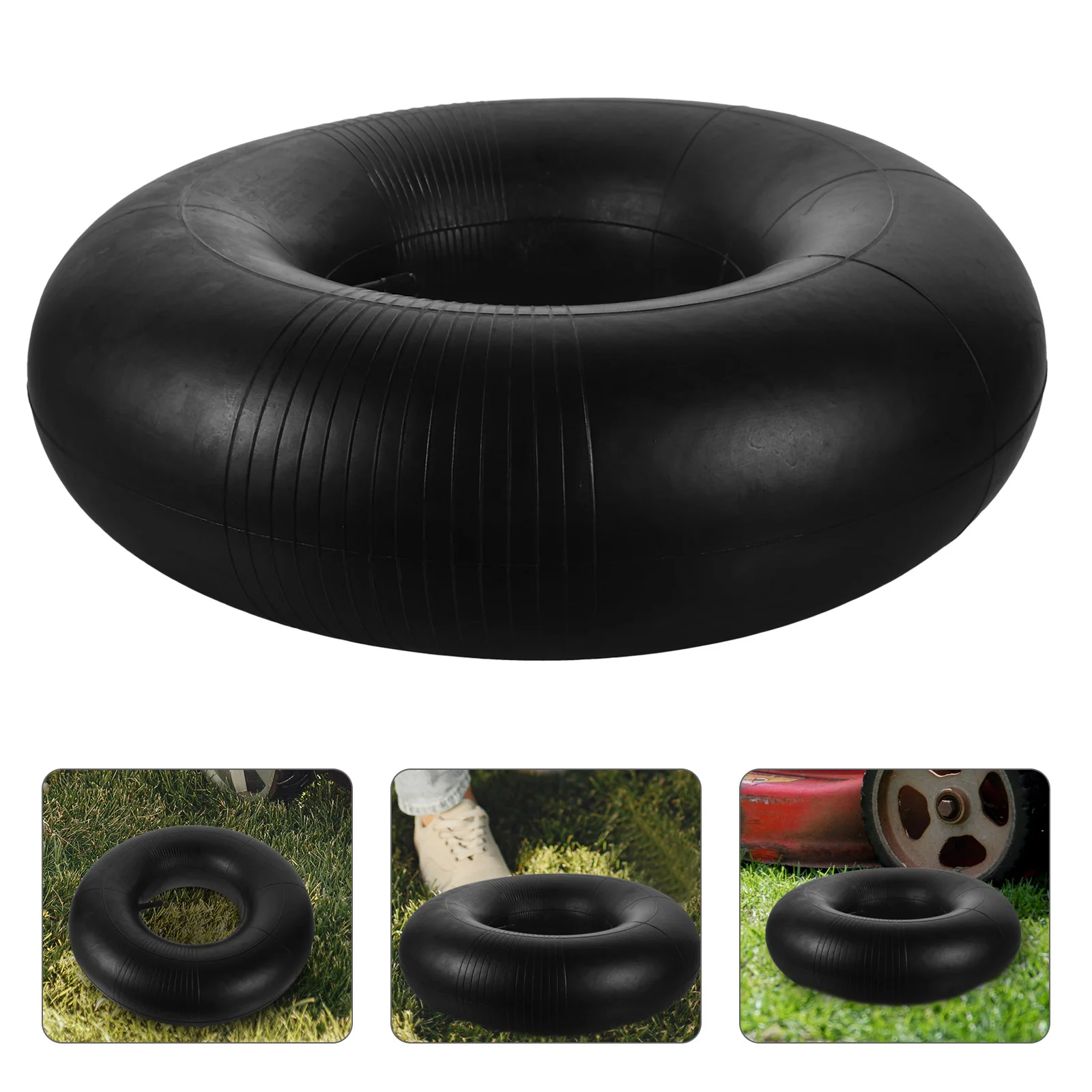 

2 Pcs Lawn Mower Inner Tube Wheelbarrow Tire Tubes For Tires Tractor Rubber Pneumatic Wheelbarrows