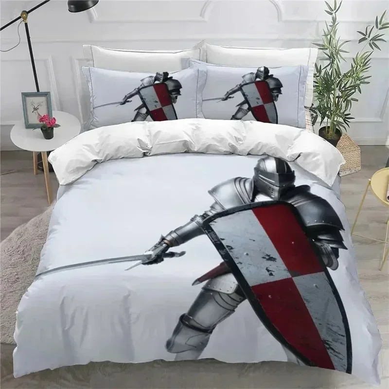

Holy Knights 3D NEW Duvet Cover Pillowcase Bedding Set Adult Boy Girl Bedroom Decoration Children Single Double Large