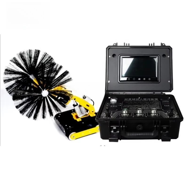 روبوت تنظيف مجاري الهواء عالي الكفاءة/معدات تنظيف المجاري/آلة تنظيف القنوات المصنوعة في الصين