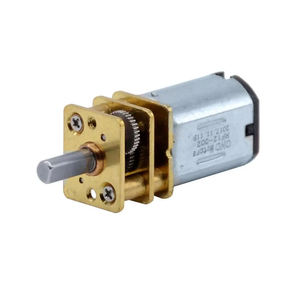 DC 3V/6V/12V GA12-N20 Mini Micro Electronic Lock Metal Gear Motor with Gearwheel