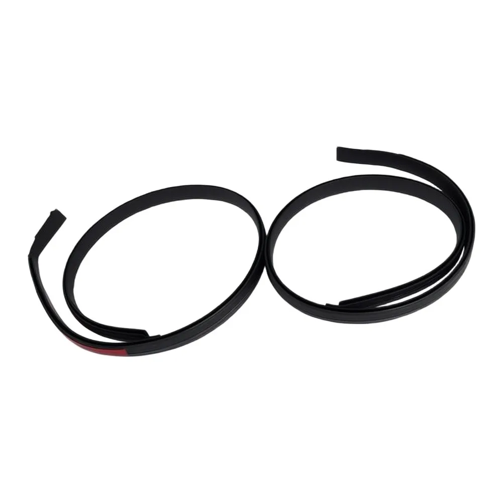 Drip Molding Trim Set for Toyota For Tacoma 2016 to 2023 Roof Seal Replacement Black Rubber 75551-04080 75552-04080