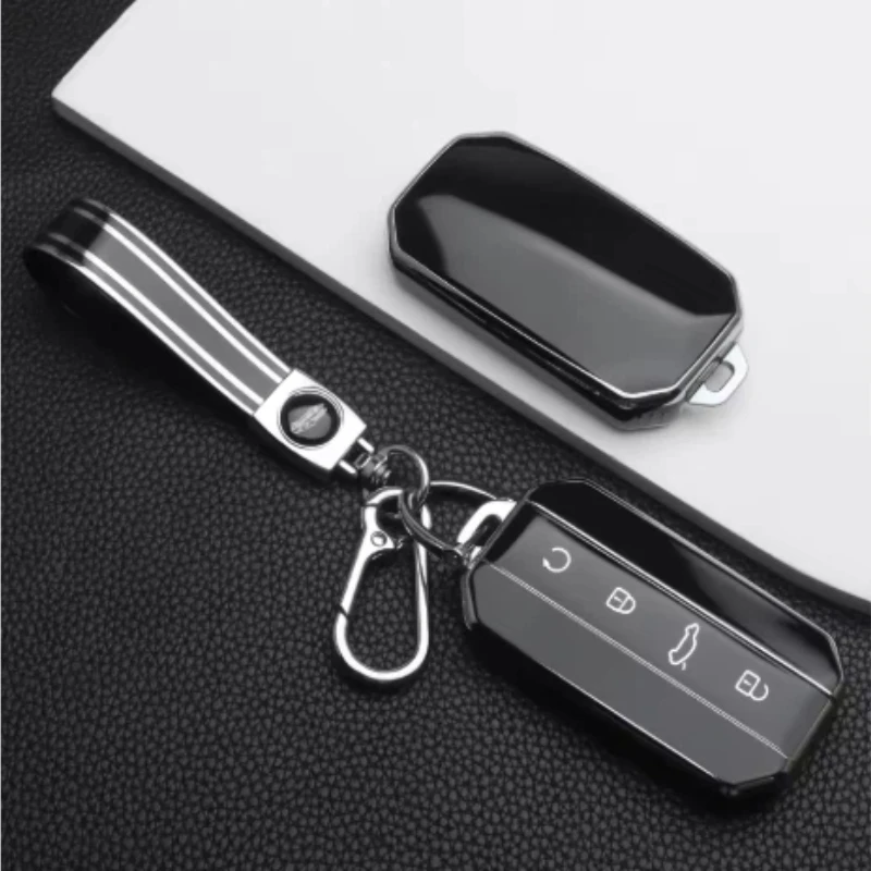 

TPU Car Key Case Cover for Chery Jaecoo J5 J7 2025 2026 Protection Key Shell Bag Keychain Housing Holder Car Accessories