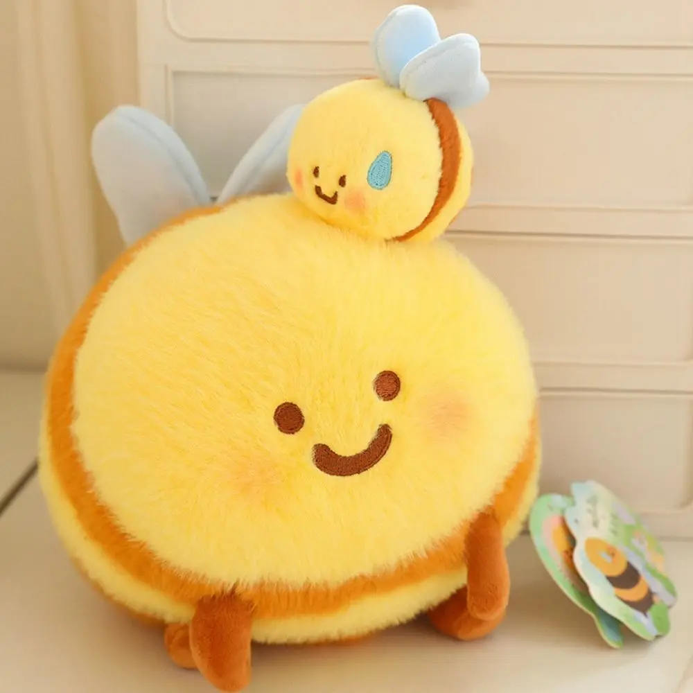 Kawaii Shark Bee Bees Bear Plush Dolls Bee Shape Cartoon Bee Doll Plush Toy Lucky 8/20cm Bee Stuffed Toys Christmas