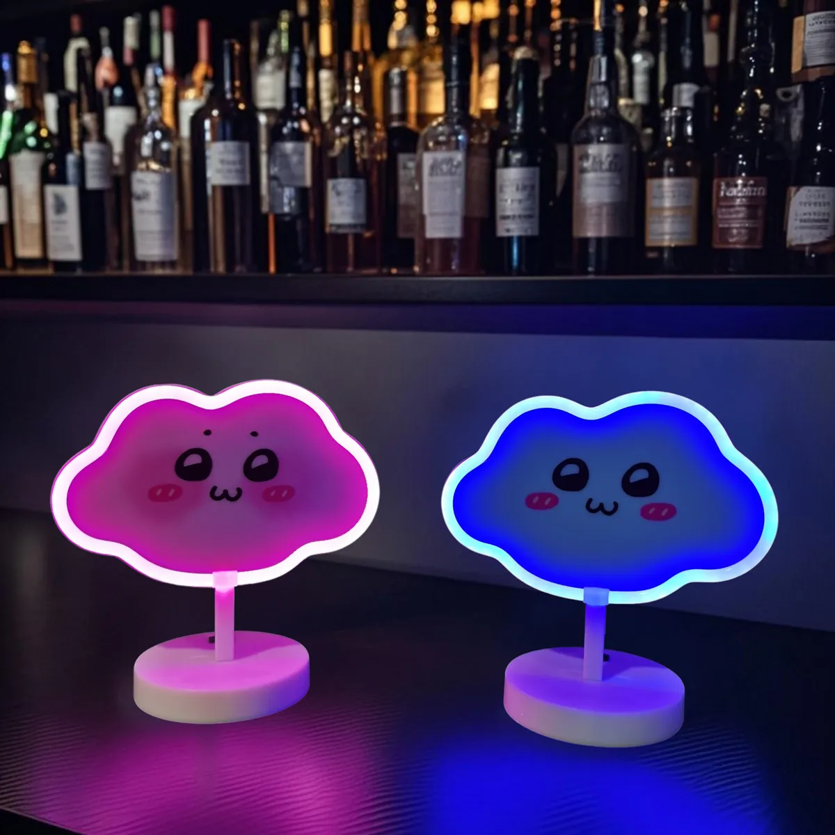 

Neon Sign Cloud Lights USB/Battery Powered LED Table Light for Room Decoration Night Light Party Holiday Indoor Decor N202