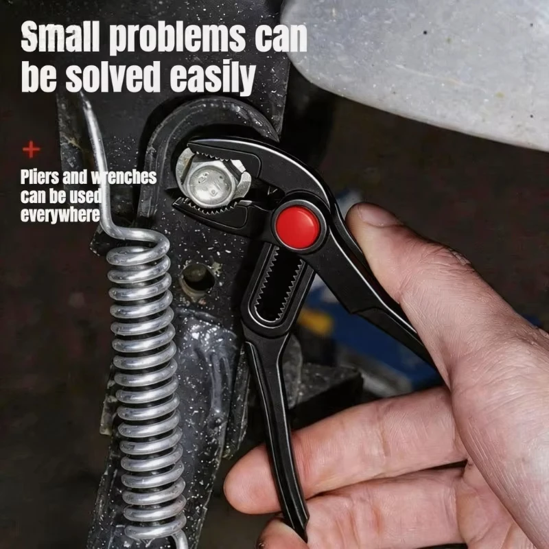 Adjustable Multi Grip Hand Tool for Car Auto Repair Mechanic Workshop 4inch Mini Groove Joint Pliers Push Lock V Jaw - view 3