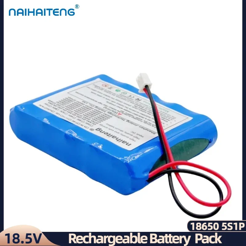 Imagem -03 - Bateria Recarregável Li-ion 18.5v 2600mah 3500mah 18650 5s1p para Luzes Led de Áudio Câmeras Cctv Alto-falantes ao ar Livre Carro de Brinquedo Etc.