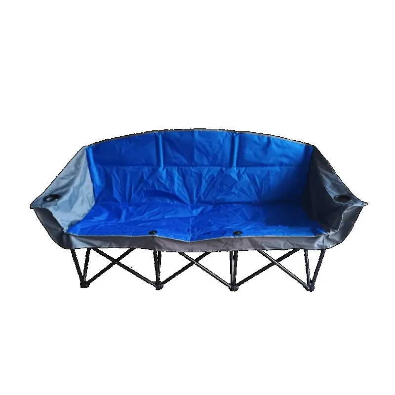 كرسي قابل للطي للتخييم في الهواء الطلق متعدد الأشخاص مكون من 3 مقاعد قابل للطي للتخييم على الشاطئ #1