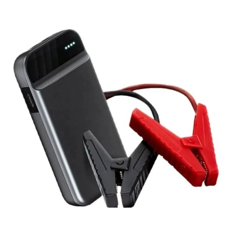 12V Jump Starter 11000mAh, Peak Car Emergency Battery Booster with Smart Clamp & Power Bank Function