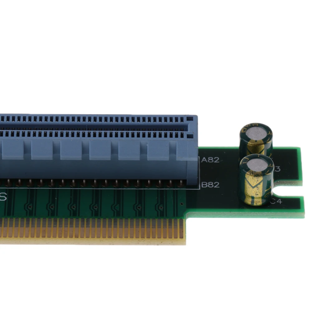 

1U Chassis Compatible PCIE Expansion Card 4 Layer PCB Board Right Angle Converter for PC Card Adapter