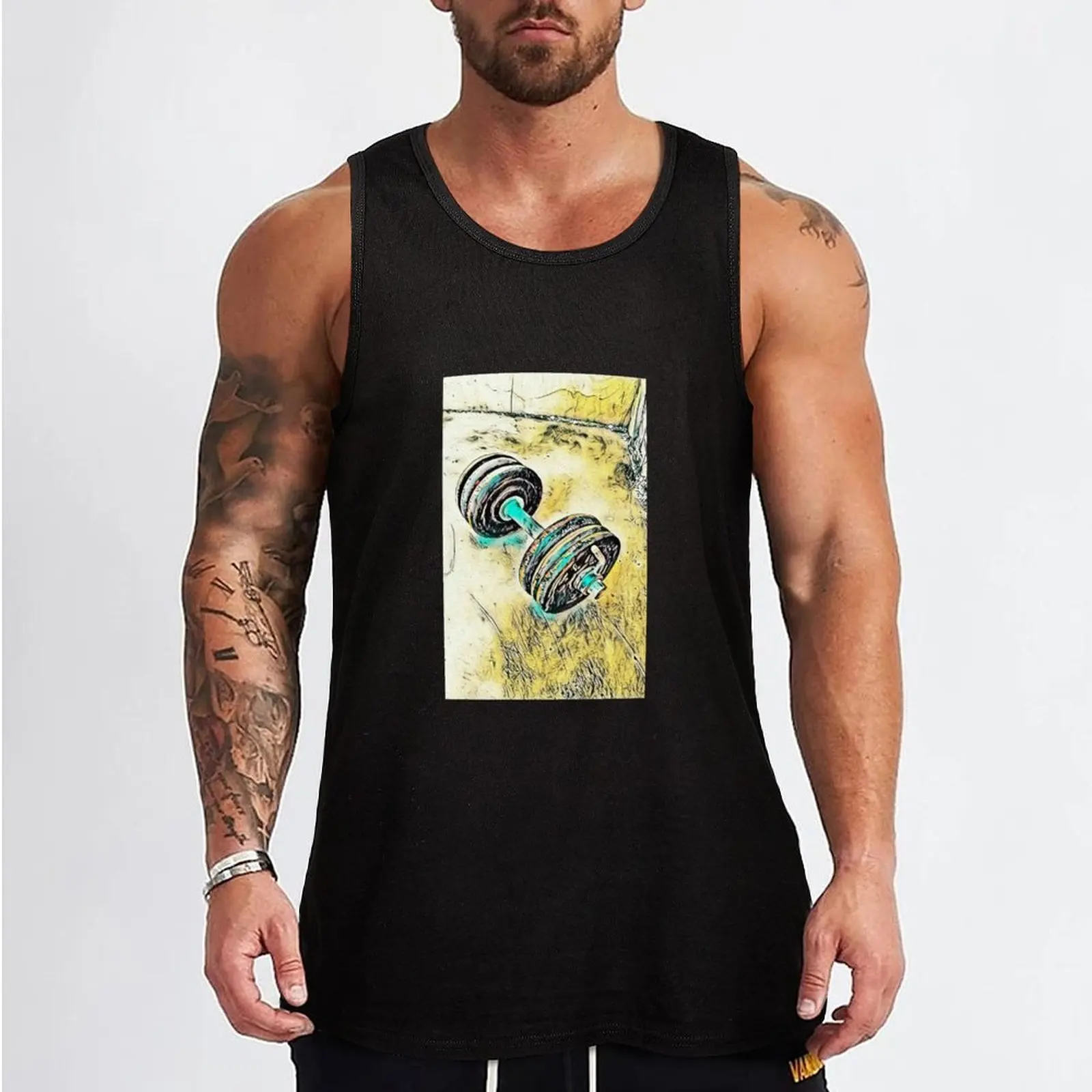 A passion Tank Top Men's clothing brands gym t-shirts man