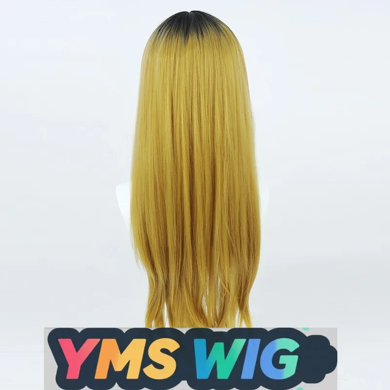 【YMS perruque】 volley-ball garçon Gou griffe meulage cheveux longs Version Cosplay perruque transgenre femme Version teint cuir chevelu réaliste