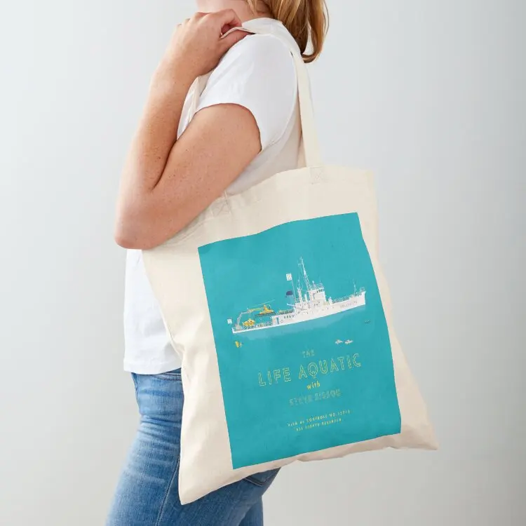 

The Life Aquatic with Steve Zissou Tote Bag bags woman 2025 hand bag ladies tote bag men's cute tote
