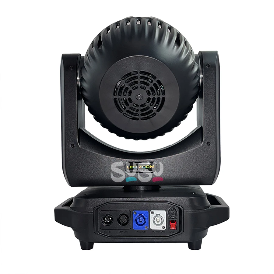 ALL NEW 19X15W Wash Zoom Moving Head Rgbw Lights 2in1Flycases DJ Disco Christmas DMX512 Voice Control Professional Stage Lights