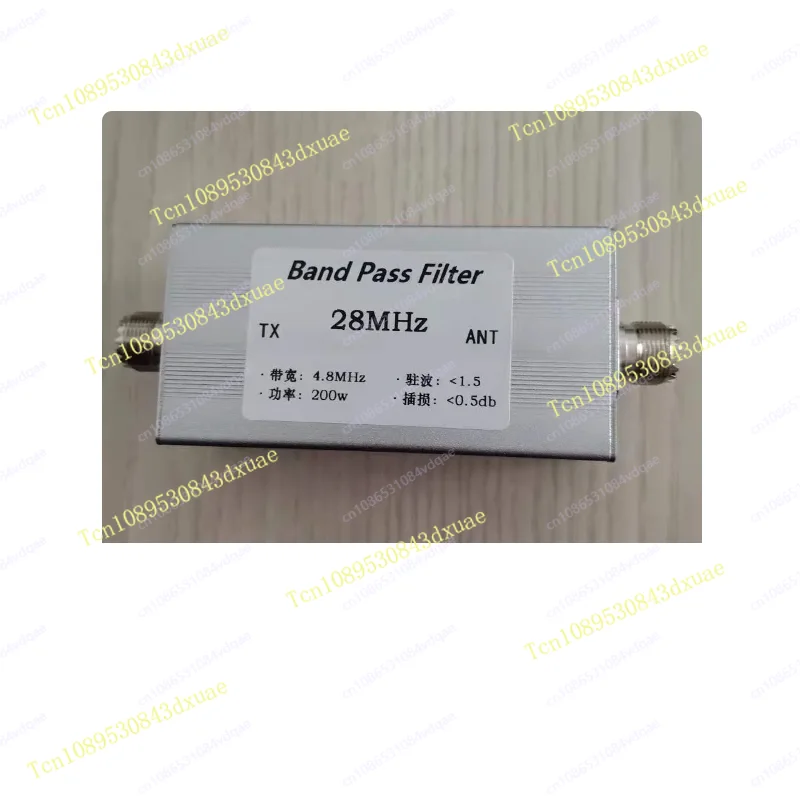 

HF 28 МГц Высокоизоляционный полосовой фильтр M Гнездо, узкополосный диапазон BPF 10 м