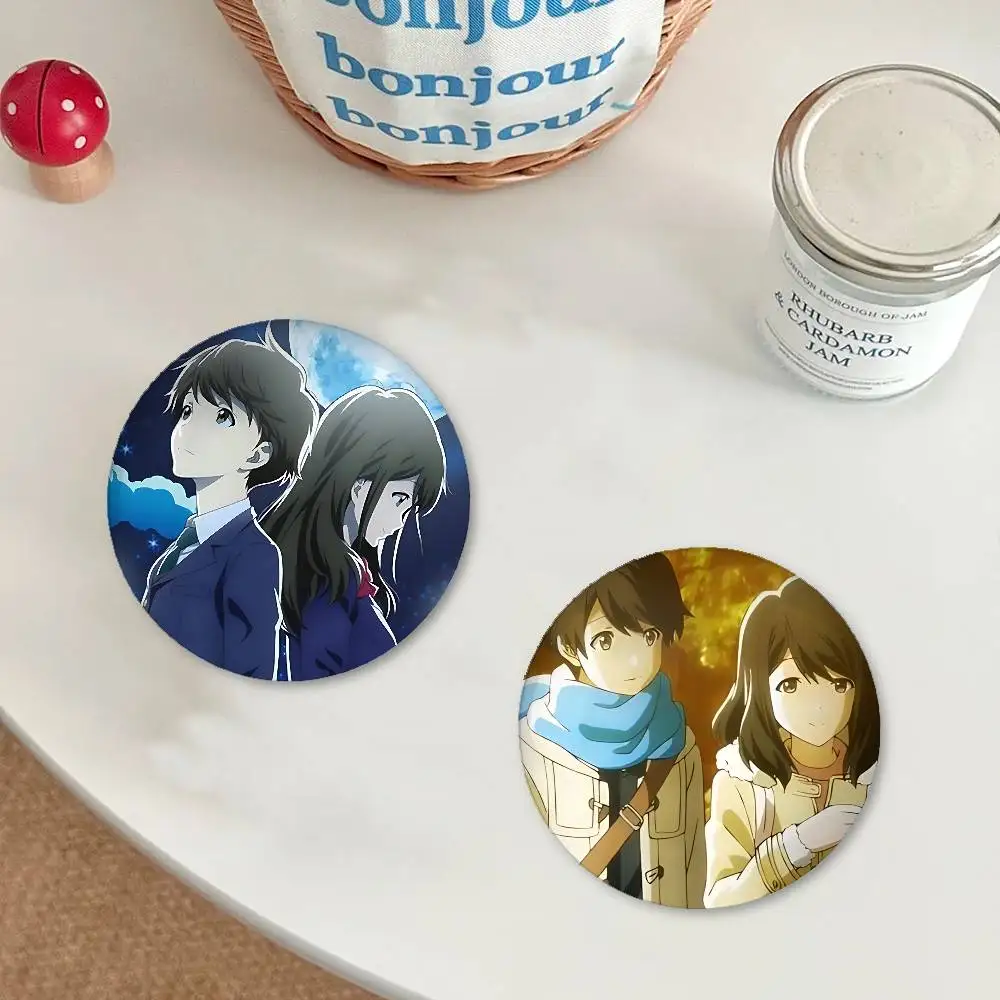 Tsuki Ga Kirei Minimalist Exquisite Tinplate Brooches: Sleek Badge Lapel Pins For Bag Accessories, Practical Souvenir Gifts