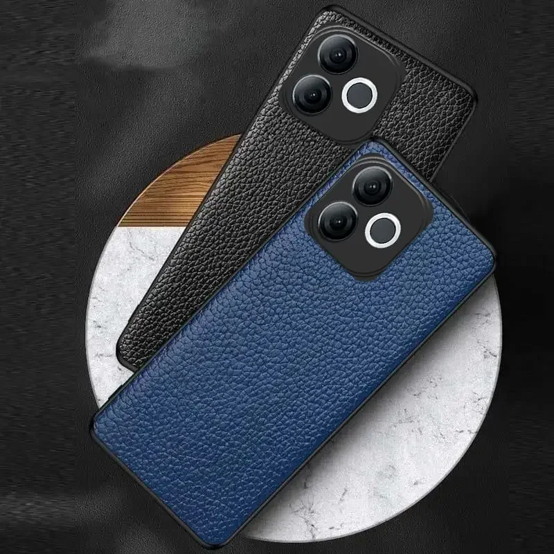 

Luxury Cover For itel A80 A 80 itel Litchi Genuine Leather Cases For itel A80 A 80 A A80itel Back Cover Coque Shockproof Funda