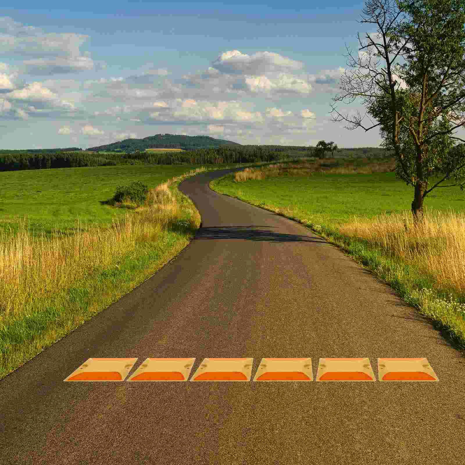 4 Uds. Reflector reflectante de señales de carretera decorar reflectores de remolque automotriz accesorios de entrada de plástico