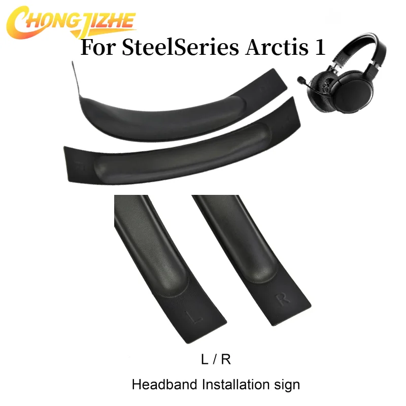 

Headphones Headband Cushion Sponge beam leather case anti-scratch for SteelSeries Arctis 1 headphones Head beam coverY4QD