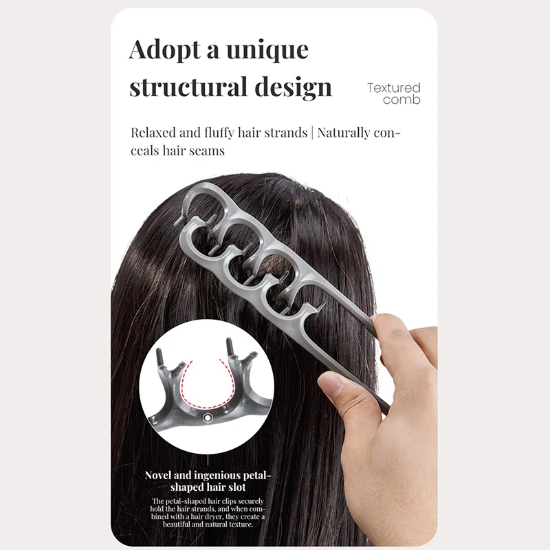 1/2 قطعة مشط تصفيف الشعر واسع الأسنان أدوات الشباك نسيج رقيق مع زجاجة رذاذ للرجال أدوات تصفيف الشعر المثالية