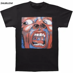 Summer Style Tops Work Shirts Novelty King Crimson Men's in The Court of The Crimson King T-shirt O-Neck Short-Sleeve Mens Tees