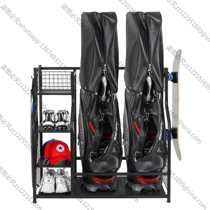 Suitable for Sporting Goods Storage Rack, Ball Bag Rack, Multi-functional Storage, Ball Storage Rack, Mobile Display Rack