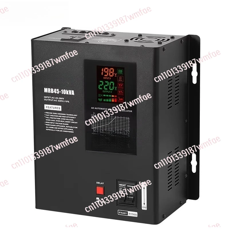 

Подвесной сверхширокий вход 10 кВА 45/90-280 В/100/140-270 В переменного тока, автоматический регулятор напряжения, стабилизатор 220 В, 8 кВт, 10 кВт, 50 Гц, 60 Гц