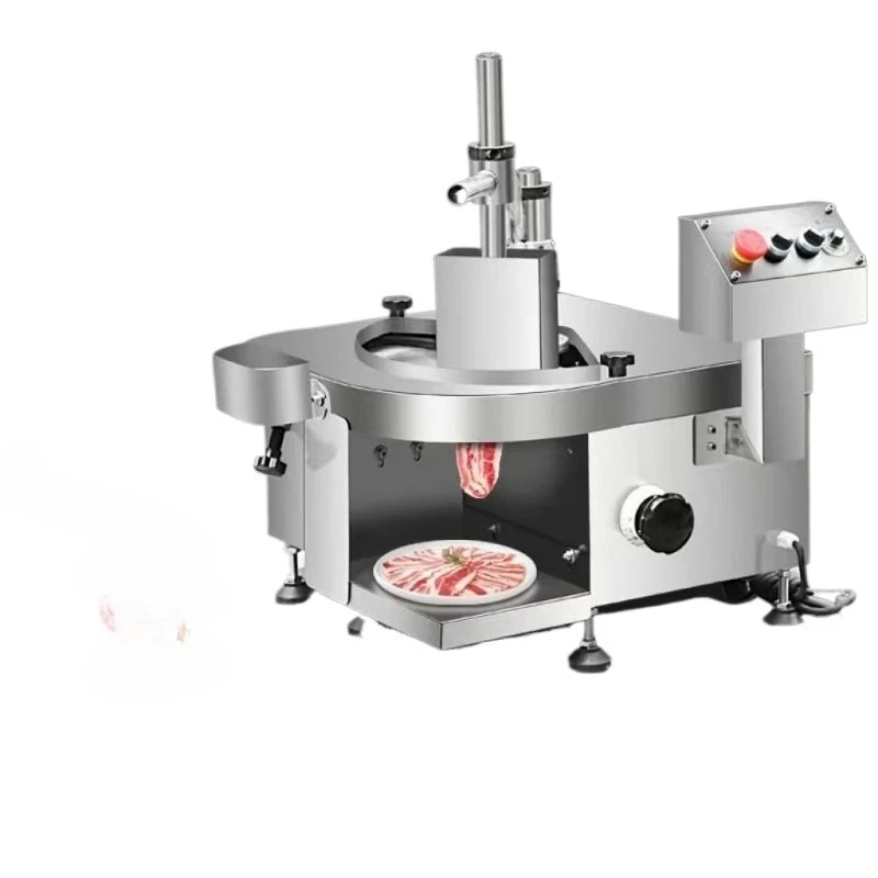 

Automatic Beef and Mutton Fresh Meat Slicer Commercial Fresh Pork Waist Tendon Slicer Hot Pot Restaurant Special Slicer