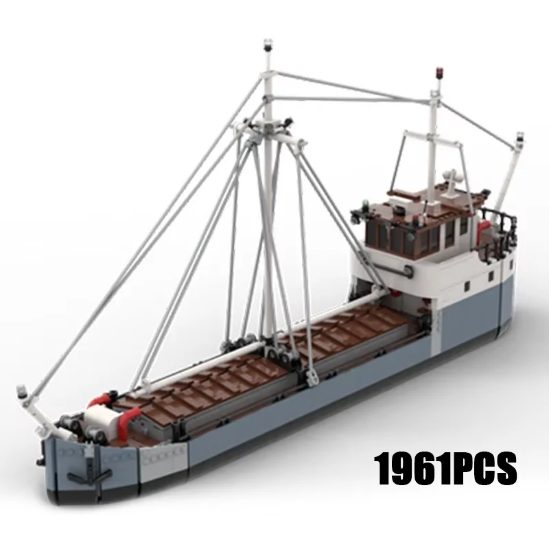 Moc Building Bricks Gulf Transport Ship Model Bay Cargo Boat Technology Modular Blocks Gifts Toys For Children DIY Sets Assembly