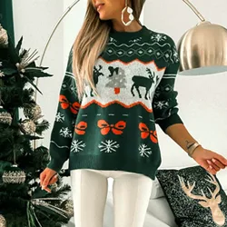 Autumn Winter Ugly Christmas Sweaters For Women Fun Cute Sweaters For Wintertime And Holiday Parties Pullover Vest Women