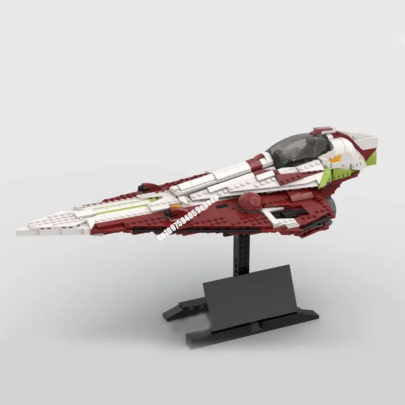 

New 1515Pcs Famous Star Battle Movie Moc Ucs Obi Starfighter Model Diy Creative Ideas Child Toy Birthday Gifts Building Blocks