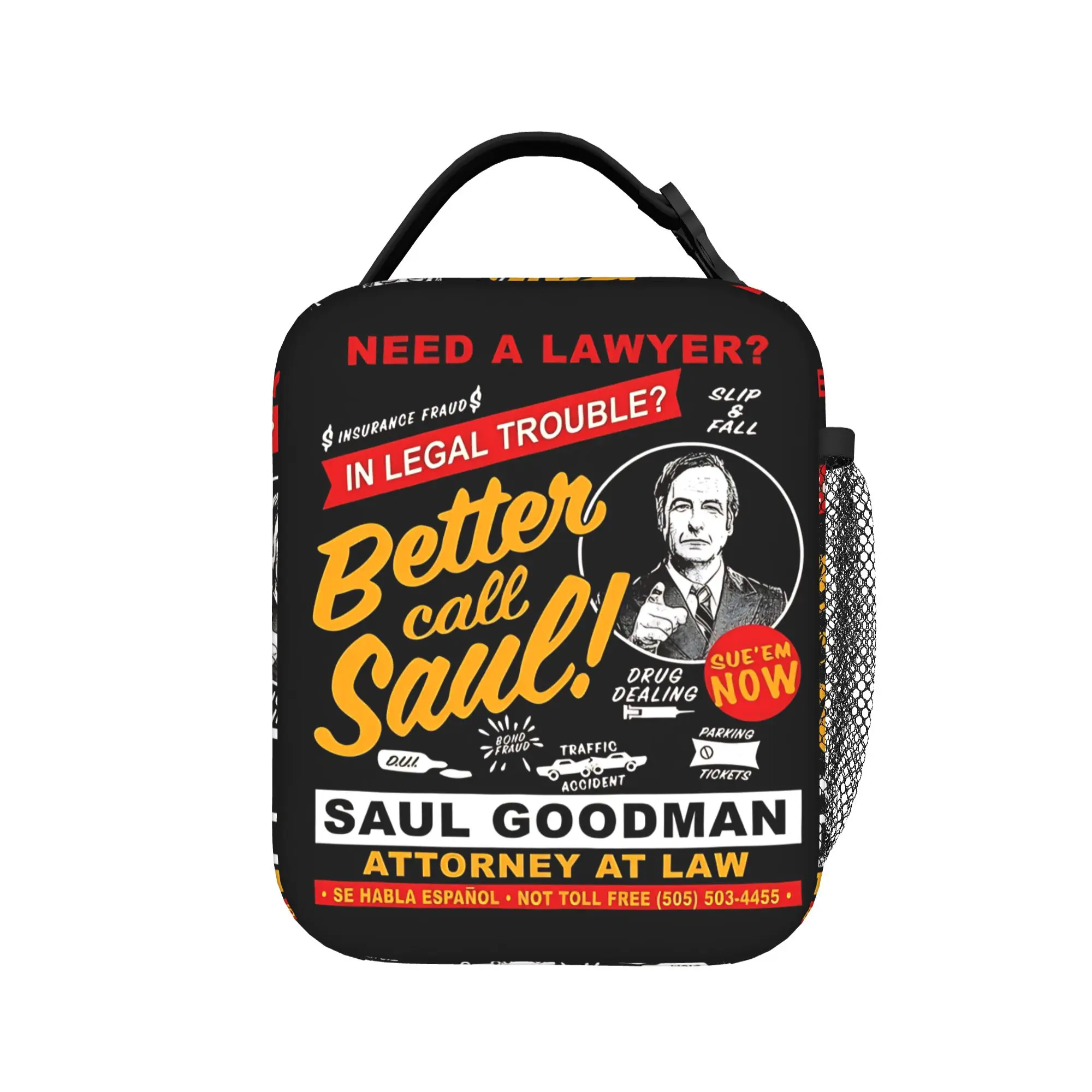Breaking Bad Need A Lawyer Then Call Saul Dks Lunch Bag Portable Insulated Lunch Box Cooler Bag Leisure Oxford Tote Food Bags