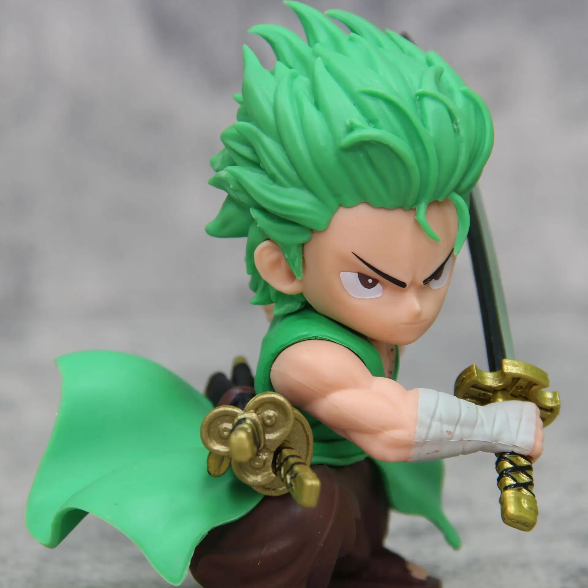 14CM One Piece Series Cute Zoro High Quality Anime Figure Model Action Figurine Model Toy PVC Statue Model Decorative Doll Gifts