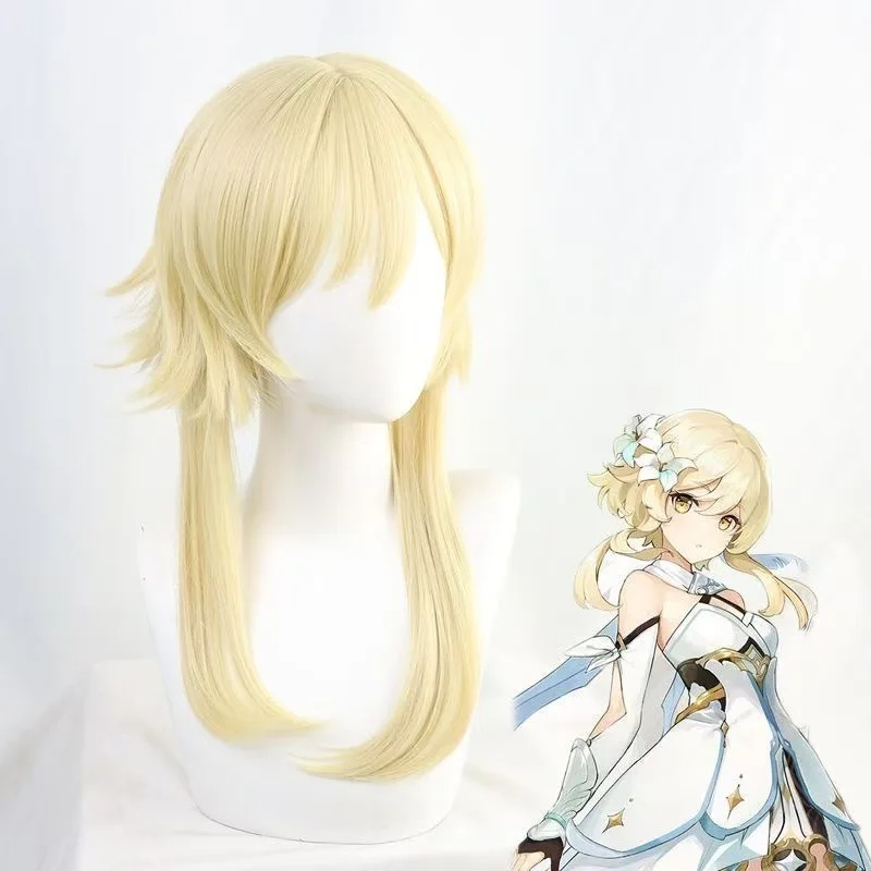 Anime Cos Wig, Easy To Style Wig for Comic Con, 2D Character Cosplay Costume Accessory