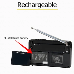 راديو محمول XHDATA-D-328 ، AM ، FM ، SW ، DSP تقنية ، مشغل MP3 ، فتحة بطاقة TF ، USB ، جهاز استقبال FM صغير مع بلوتوث ، 12 نطاق الأكثر مبيعا 8 راديو AM FM صغير محمول مع بلوتوث - No5