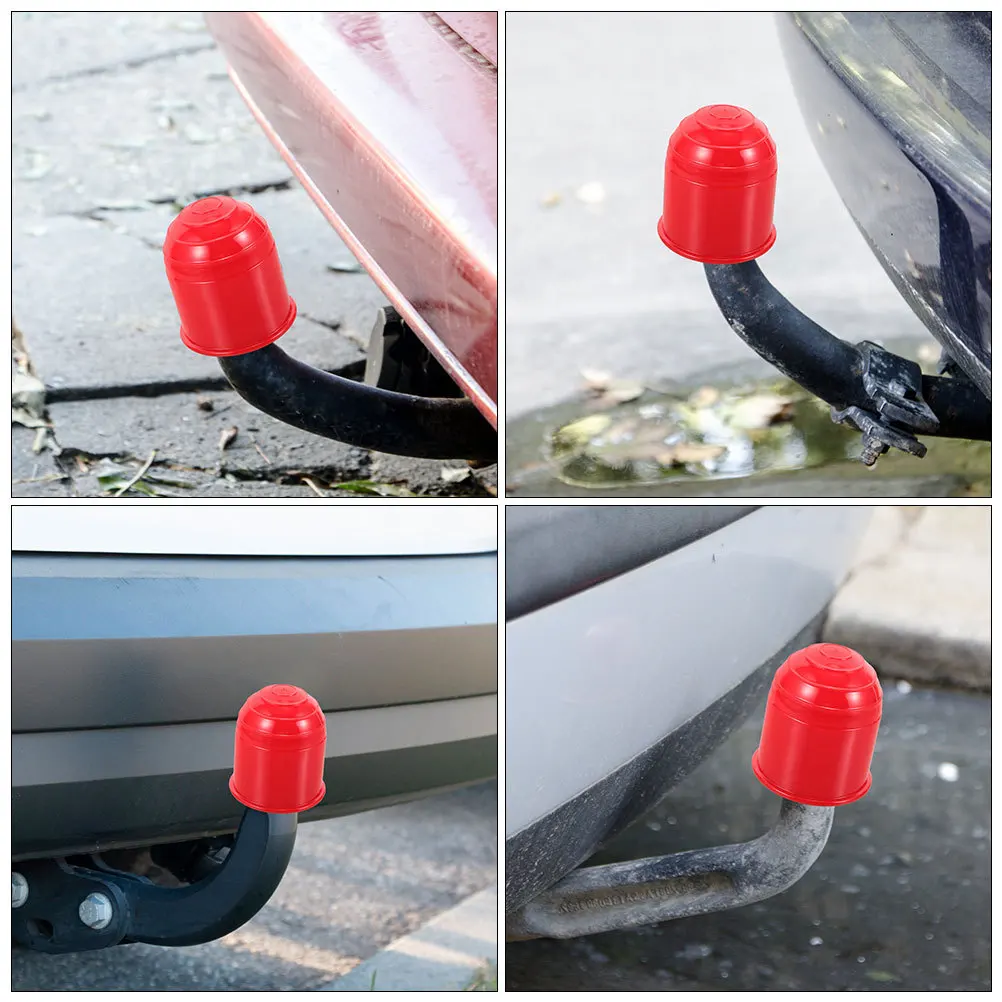 

6pcs Hitch Cover Hitch Ball Protector Durable Elastic Fit For Rv Trailer Towing Ball Caps Dust Rain Protection Trailer
