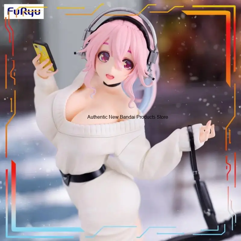 FuRyu SoniComi Super Sonico Sonico Winter Memory Ver Pre-painted Trio-Try-iT Voluptuous Anime Figure Official Licensed view 3