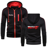 Beta Racing Motocross 2023 Men's New Zipper Hoodies Coats Casual Zipper Sweatshirts Tracksuit Fashion Jacket Clothing Winter Top
