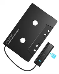 Car Bluetooth 5.1 Cassette Adapter Support TF Card,Car Audio Bluetooth Receiver, Tape Player Adapter for Vehicle