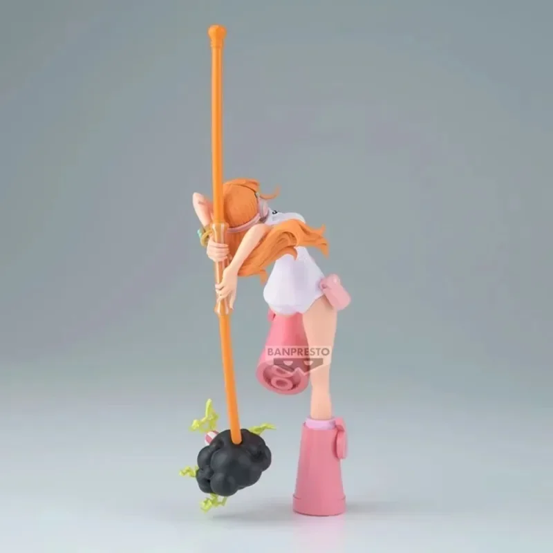 Bandai Original Banpresto อะนิเมะ One Piece BATTLE RECORD COLLECTION Nami PVC Action Figure ของเล่นสะสมของขวัญ