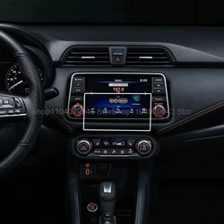 Tempered Glass Screen protector For Nissan Versa 2020 2021 Car GPS Navigation touchscreen anti-scratch film interior