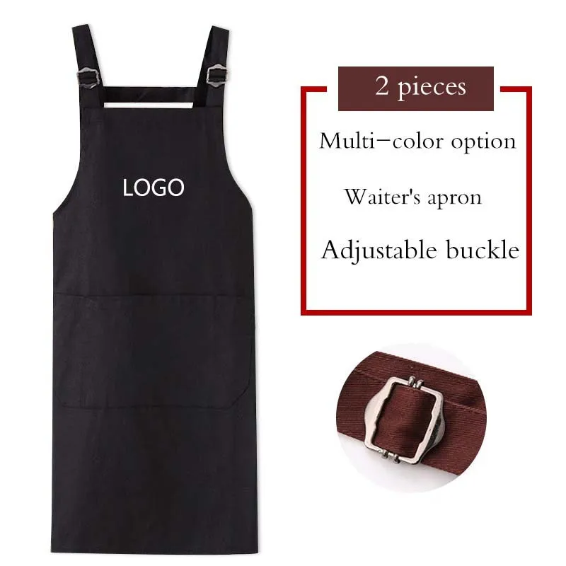 

High Quality Mens Bartender Uniform Apron Polyester Fabric Apron For Nail Art And Kitchen Clean