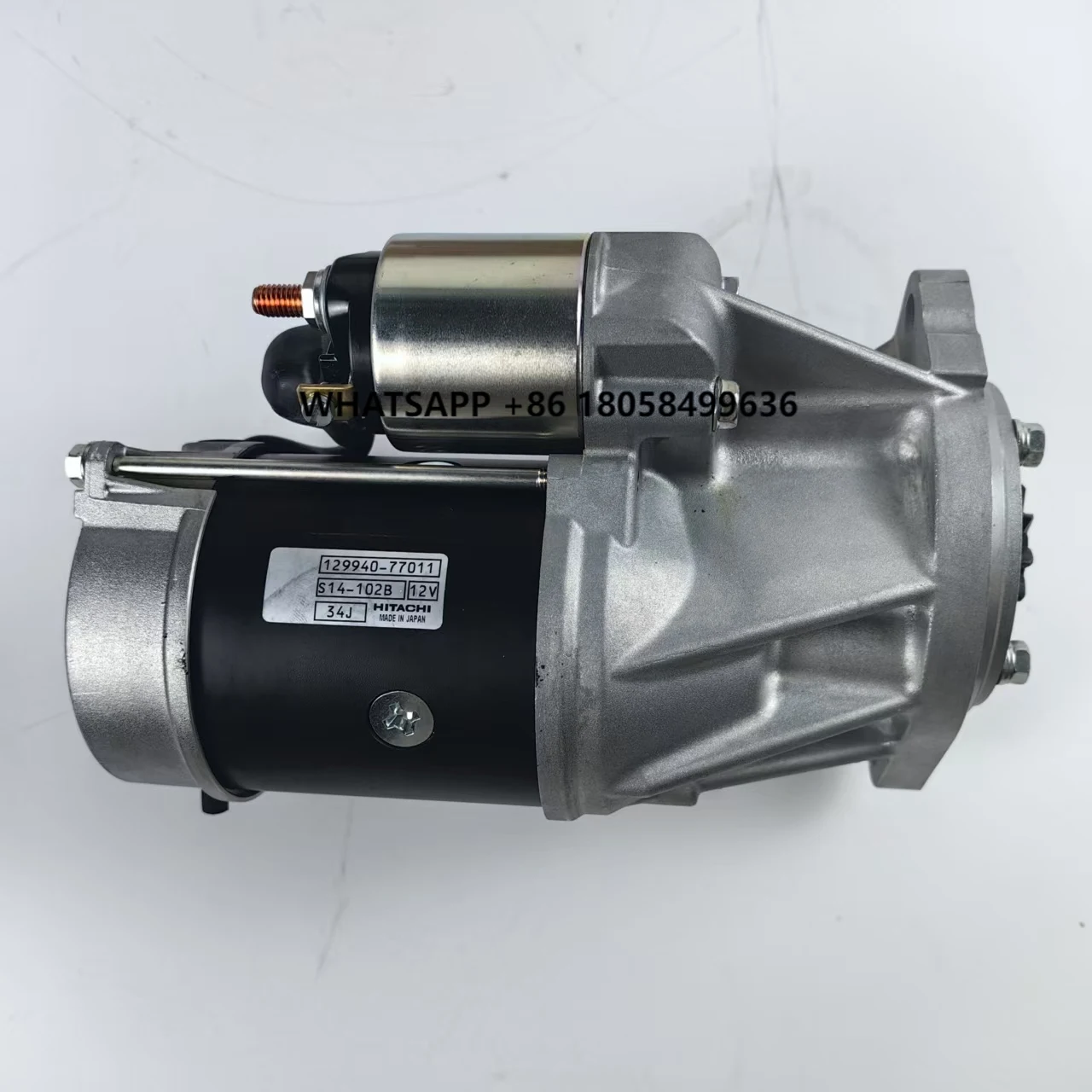 

Yanmar 129940-77011 Starter 12V.3KW Diesl Engine 4TNV98-XBV Machinery Part