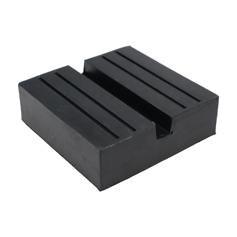 Tampons Caoutchouc Noir Pour Cric Voiture - Lot De 4 - 65x25mm - Protection Plateforme Levage