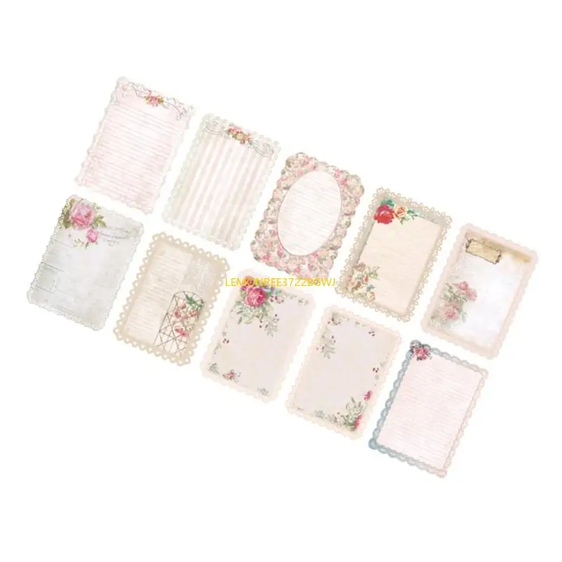 C90C Vintage Scrapbooking Paper Paper สำหรับอัลบั้มการทำการ์ดสมุดภาพอัลบั้มภาพ